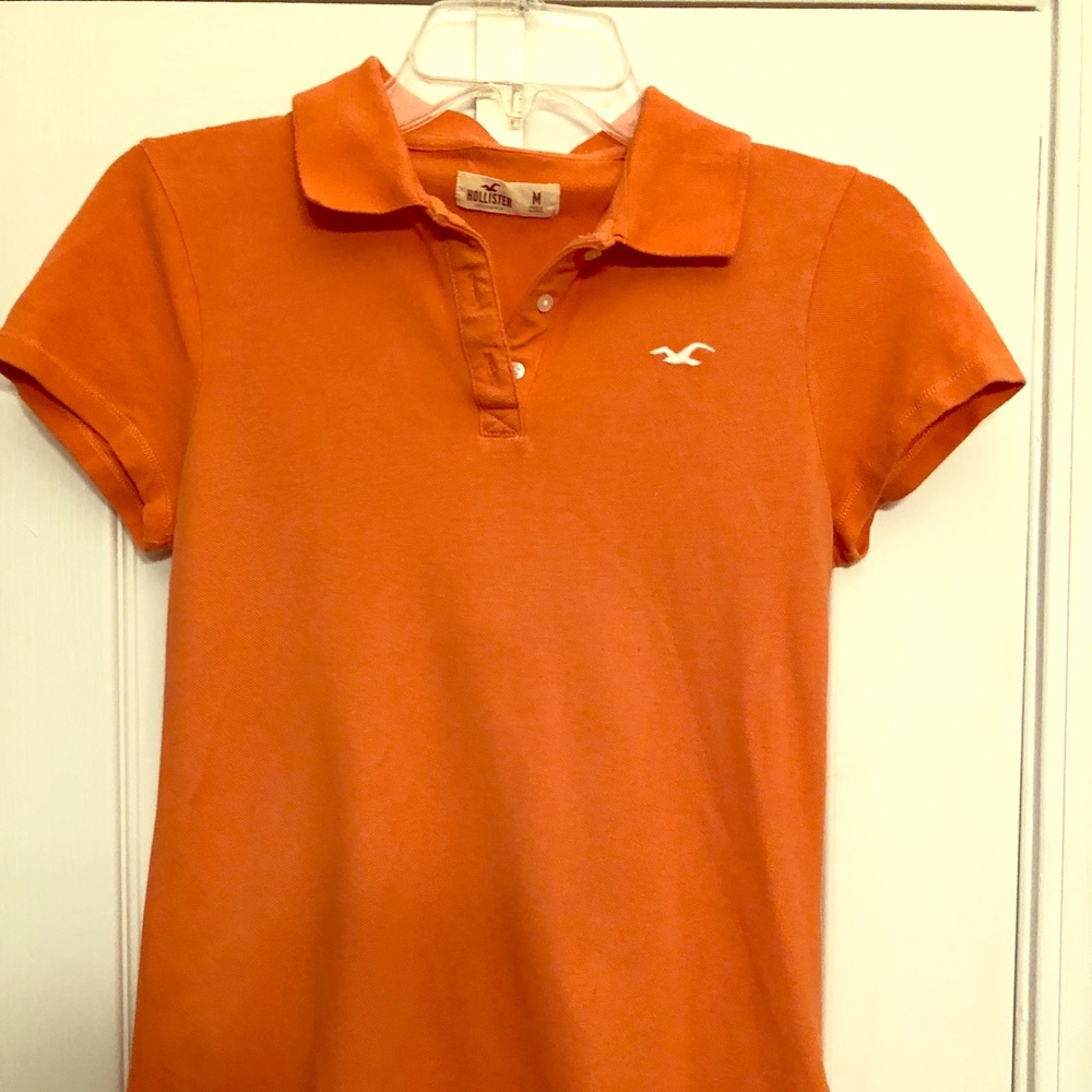 Hollister Orange Polo shirt